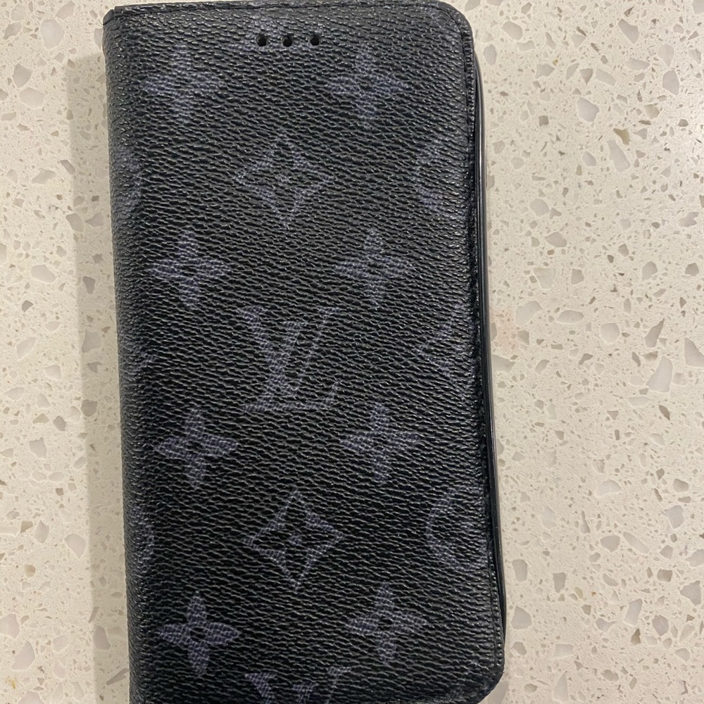 Cell phone Wallet Case authentic LV